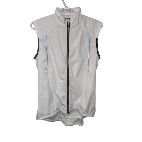 MEC women's white cycling full zip vest size M - Picture 1 of 11
